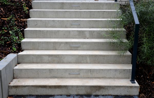 Poured Step Installation in Olathe