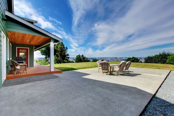 Backyard Concrete Paving in Olathe