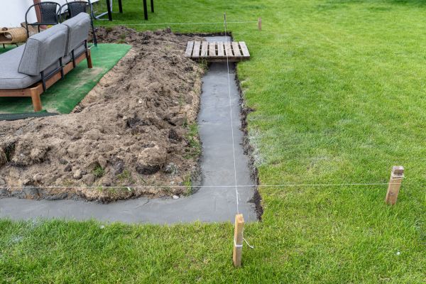 Cement Footer Installation in Olathe