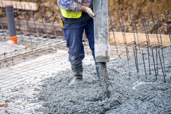Cabin Foundation Pouring in Olathe