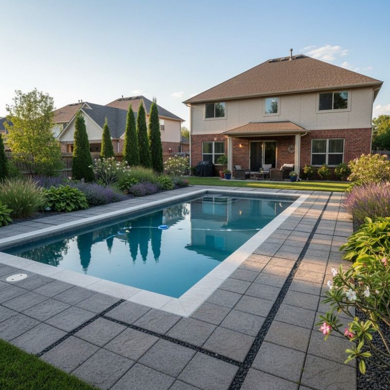 Poolside Concrete Installation